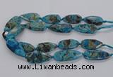 CAG9650 15.5 inches 20*40mm - 20*45mm freeform ocean agate beads