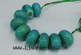 CAG9685 7.5 inches 20*35mm rondelle agate gemstone beads