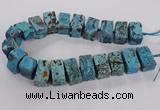 CAG9699 15.5 inches 15*28mm - 17*30mm cuboid ocean agate beads