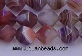 CAG9793 15.5 inches 10mm faceted nuggets botswana agate beads