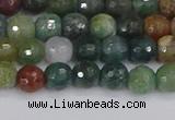 CAG9831 15.5 inches 6mm faceted round Indian agate beads