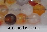 CAG9892 15.5 inches 10mm faceted round dendritic agate beads