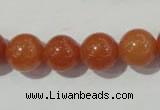 CAJ354 15.5 inches 12mm round red aventurine beads wholesale