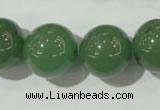 CAJ407 15.5 inches 18mm round green aventurine beads wholesale