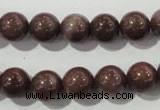 CAJ454 15.5 inches 10mm round purple aventurine beads wholesale