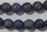 CAJ504 15.5 inches 12mm round blue aventurine beads wholesale