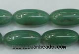 CAJ53 15.5 inches 12*26mm rice green aventurine jade beads wholesale