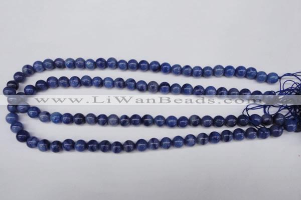 CAJ552 15.5 inches 8mm round blue aventurine beads wholesale