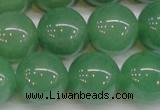 CAJ607 15.5 inches 18mm round A grade green aventurine beads