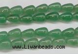 CAJ630 15.5 inches 6*9mm teardrop green aventurine beads