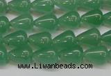 CAJ631 15.5 inches 8*10mm teardrop green aventurine beads