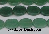 CAJ678 15.5 inches 10*14mm oval green aventurine beads