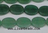 CAJ679 15.5 inches 12*16mm oval green aventurine beads