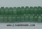 CAJ68 15.5 inches 5*10mm tyre green aventurine beads wholesale