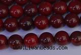 CAJ751 15.5 inches 6mm round apple jasper beads wholesale