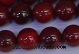 CAJ754 15.5 inches 12mm round apple jasper beads wholesale