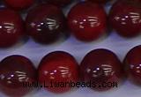 CAJ755 15.5 inches 14mm round apple jasper beads wholesale