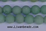 CAJ803 15.5 inches 10mm round matte green aventurine beads wholesale