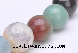 CAM08 15.5 inches round different sizes natural amazonite beads