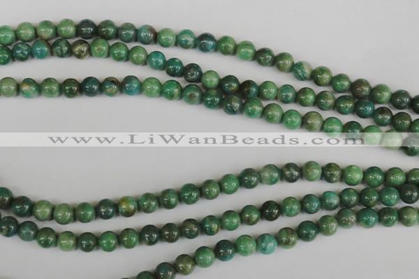 CAM1001 15.5 inches 6mm round natural Russian amazonite beads