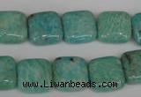 CAM1027 15.5 inches 14*14mm square natural Russian amazonite beads