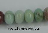 CAM103 15.5 inches 10*14mm rondelle amazonite gemstone beads