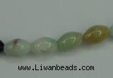 CAM111 15.5 inches 8*12mm rice amazonite gemstone beads wholesale