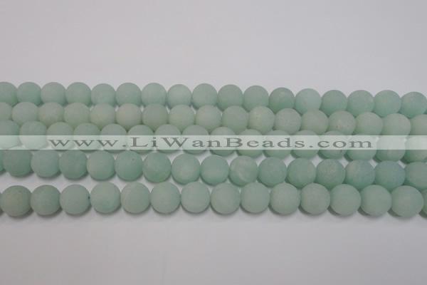 CAM1111 15.5 inches 6mm round matte amazonite beads wholesale