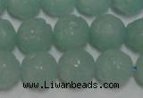 CAM1122 15.5 inches 8mm carved round amazonite beads wholesale