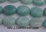 CAM1200 15.5 inches 8*11mm oval Russian amazonite beads