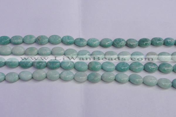 CAM1200 15.5 inches 8*11mm oval Russian amazonite beads