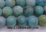 CAM1254 15.5 inches 12mm round natural Russian amazonite beads