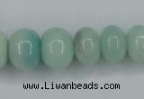 CAM126 15.5 inches multi-size rondelle amazonite gemstone beads