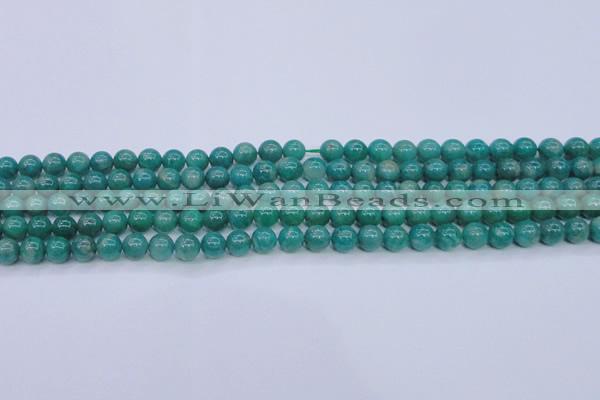 CAM1301 15.5 inches 6mm round natural Russian amazonite beads