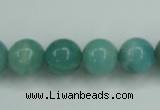 CAM137 15.5 inches 12mm round amazonite gemstone beads wholesale