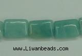 CAM150 15.5 inches 12*16mm rectangle amazonite gemstone beads