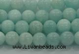 CAM1501 15.5 inches 6mm round natural peru amazonite beads