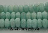 CAM1531 15.5 inches 4*6mm rondelle natural peru amazonite beads