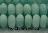 CAM1534 15.5 inches 7*12mm rondelle natural peru amazonite beads