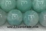 CAM1689 15.5 inches 12mm round natural amazonite beads wholesale