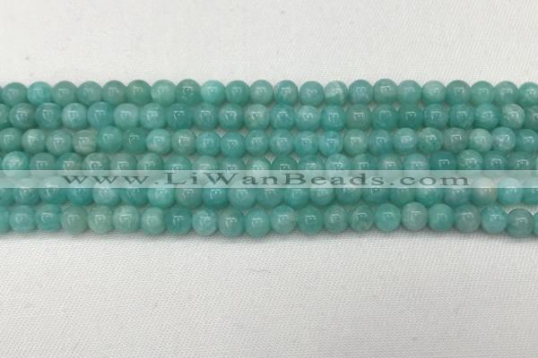 CAM1690 15.5 inches 4mm round natural amazonite gemstone beads