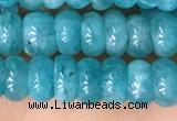 CAM1713 15.5 inches 4*6mm rondelle natural amazonite beads