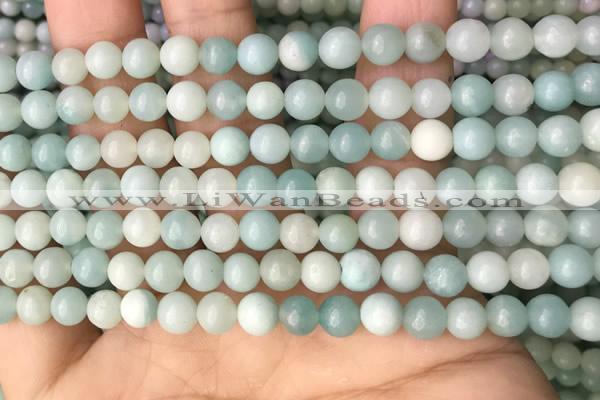 CAM1721 15.5 inches 6mm round amazonite beads wholesale