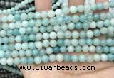 CAM1731 15.5 inches 6mm round amazonite gemstone beads