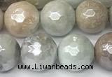 CAM1752 15 inches 10mm faceted round AB-color amazonite beads