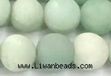 CAM1799 15 inches 12mm round matte amazonite beads