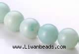 CAM18 15.5 inches round natural amazonite 10mm beads wholesale