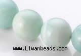 CAM22 15.5 inches natural amazonite round 18mm beads wholesale