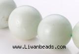 CAM23 15.5 inches natural amazonite round 20mm beads Wholesale