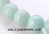 CAM30 natural amazonite faceted round 14mm stone beads Wholesale